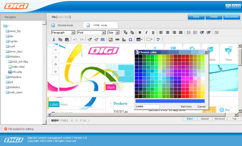 Digi.Lite Screenshot